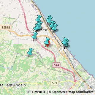 Mappa Via San Silvestro, 64028 Silvi TE, Italia (1.67941)