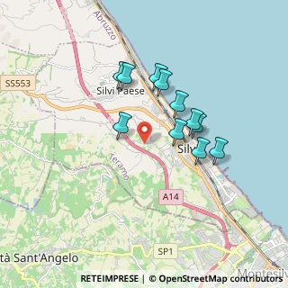 Mappa Via San Silvestro, 64028 Silvi TE, Italia (1.52818)
