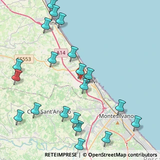 Mappa Via San Silvestro, 64028 Silvi TE, Italia (5.752)