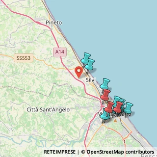 Mappa Via San Silvestro, 64028 Silvi TE, Italia (4.97643)