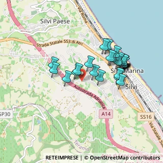 Mappa Via San Silvestro, 64028 Silvi TE, Italia (0.86786)