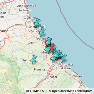Mappa Vicolo S. Antonio, 64028 Silvi TE, Italia (9.63)