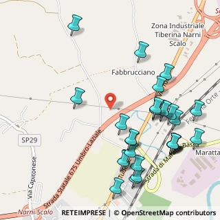 Mappa Strada di Morellino, 05035 Narni Scalo TR (0.64483)