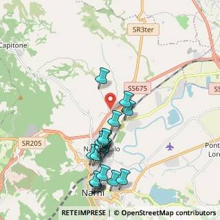 Mappa Strada di Morellino, 05035 Narni Scalo TR (2.256)