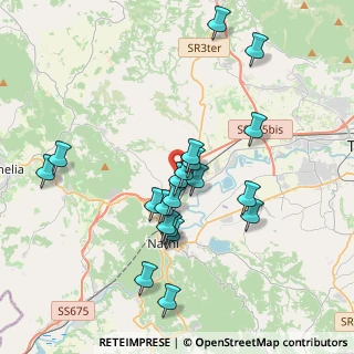 Mappa Strada di Morellino, 05035 Narni Scalo TR (3.7585)
