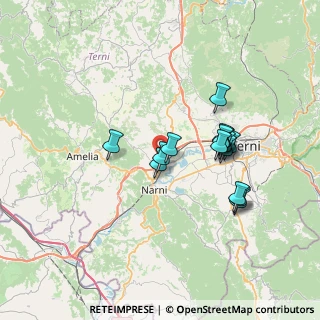 Mappa Strada di Morellino, 05035 Narni Scalo TR (6.42133)