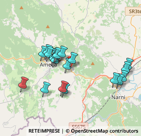 Mappa Zona Industriale Loc, 05022 Amelia TR, Italia (3.509)