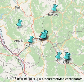 Mappa Via Montefiorino 12 Centro Comm. Cospea, 05100 Terni TR, Italia (12.63167)