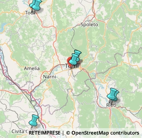 Mappa Via Montefiorino 12 Centro Comm. Cospea, 05100 Terni TR, Italia (25.36818)