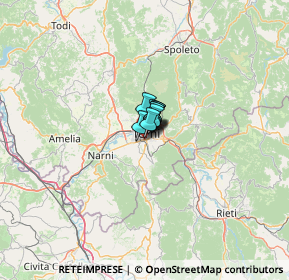 Mappa Via Montefiorino 12 Centro Comm. Cospea, 05100 Terni TR, Italia (8.76273)