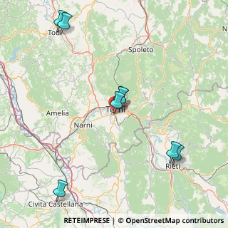 Mappa Via Montefiorino, 05100 Terni TR, Italia (25.36818)