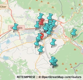 Mappa Via Montefiorino 12 Centro Comm. Cospea, 05100 Terni TR, Italia (3.153)