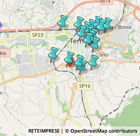 Mappa Via Montefiorino 12 Centro Comm. Cospea, 05100 Terni TR, Italia (1.66)