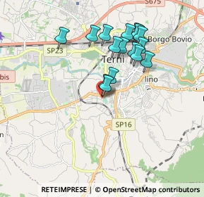 Mappa Via Montefiorino 12 Centro Comm. Cospea, 05100 Terni TR, Italia (1.74188)