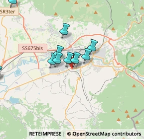 Mappa Via Marzabotto, 05100 Terni TR, Italia (3.87455)
