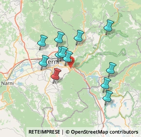 Mappa Papigno, 05100 Papigno TR, Italia (6.6975)