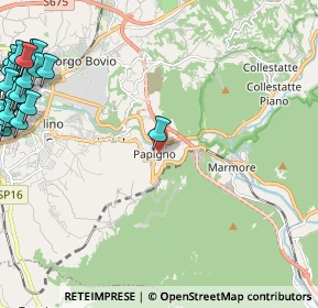 Mappa Papigno, 05100 Papigno TR, Italia (3.768)