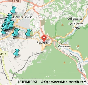 Mappa Papigno, 05100 Papigno TR, Italia (3.514)