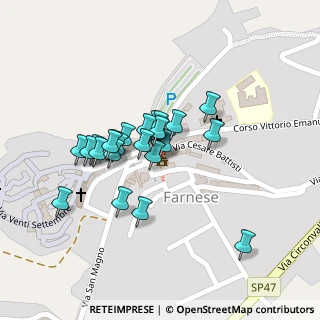 Mappa Corso Vittorio Emanuele, 01010 Farnese VT, Italia (0.068)