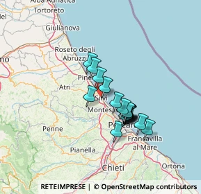 Mappa Via Giovanni Falcone, 64028 Silvi TE, Italia (10.49611)