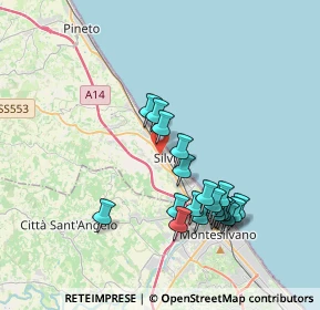 Mappa Via Giovanni Falcone, 64028 Silvi TE, Italia (3.7205)