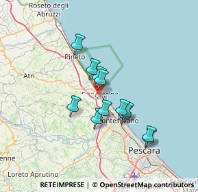 Mappa Via Giovanni Falcone, 64028 Silvi TE, Italia (5.7375)