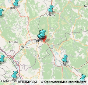 Mappa Via Edmondo de Amicis, 05100 Terni TR, Italia (22.07)