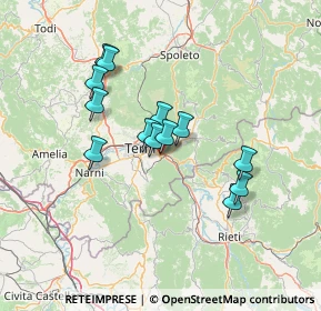 Mappa Via Edmondo de Amicis, 05100 Terni TR, Italia (11.90308)
