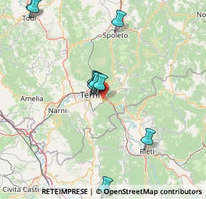 Mappa Via Edmondo de Amicis, 05100 Terni TR, Italia (17.94364)