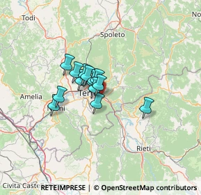 Mappa Via Edmondo de Amicis, 05100 Terni TR, Italia (8.06857)