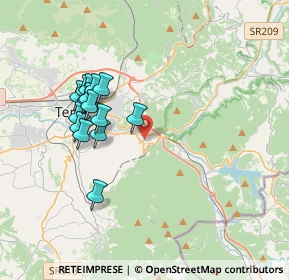 Mappa Via Edmondo de Amicis, 05100 Papigno TR, Italia (3.55533)