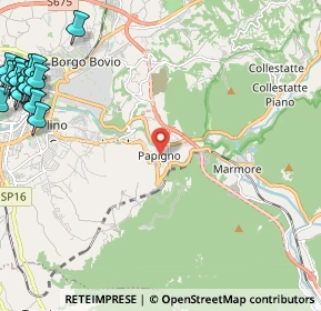 Mappa Via Edmondo de Amicis, 05100 Terni TR, Italia (3.8335)