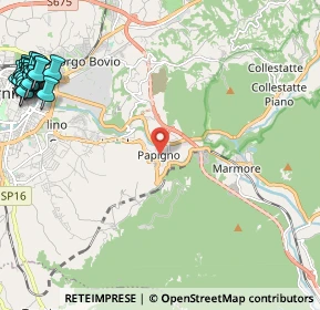 Mappa Via Edmondo de Amicis, 05100 Terni TR, Italia (3.734)