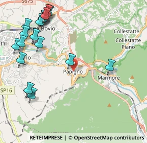 Mappa Via Edmondo de Amicis, 05100 Terni TR, Italia (2.854)