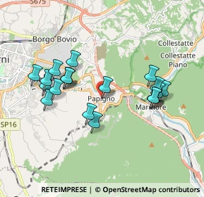 Mappa Via Edmondo de Amicis, 05100 Terni TR, Italia (1.872)