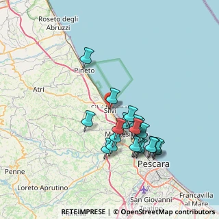 Mappa Via Sant'Antonio, 64028 Silvi TE, Italia (7.247)