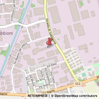 Mappa Strada di Sabbione, 33, 05100 Terni, Terni (Umbria)