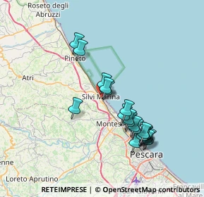 Mappa Via S. Antonio, 64028 Silvi TE, Italia (7.1135)