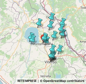 Mappa Via Privata G. Falcone, 01027 Montefiascone VT, Italia (11.5435)