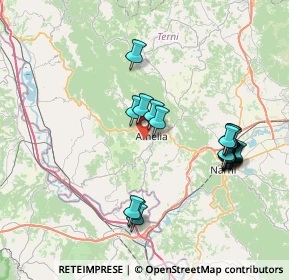 Mappa Strada del Tiro a Segno, 05022 Amelia TR, Italia (7.914)