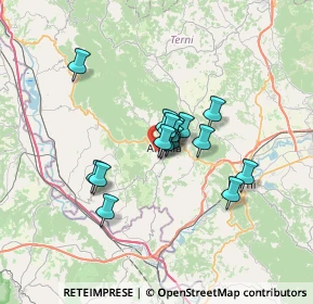 Mappa Strada del Tiro a Segno, 05022 Amelia TR, Italia (4.72188)