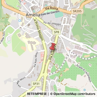 Mappa Via Europa, 74, 05022 Amelia, Terni (Umbria)