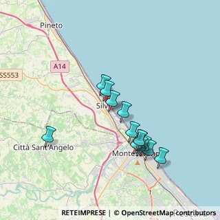 Mappa Via Nazionale Adriatica Nord, 64028 Silvi TE, Italia (3.52538)