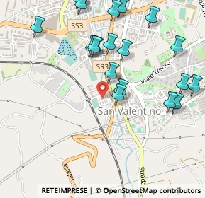 Mappa Via S. Lucio, 05100 Terni TR, Italia (0.6225)