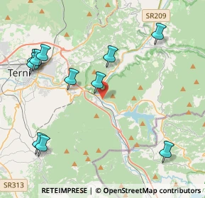 Mappa Vocabolo Pilastri, 05100 Terni TR, Italia (5.12818)