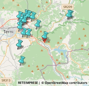 Mappa Vocabolo Pilastri, 05100 Terni TR, Italia (4.87316)