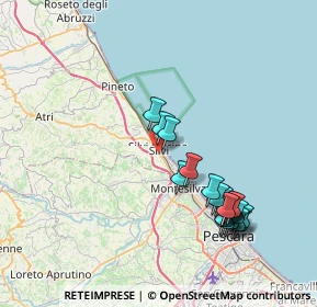 Mappa SP553, 64028 Silvi TE, Italia (8.3635)