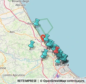 Mappa SP553, 64028 Silvi TE, Italia (7.2985)
