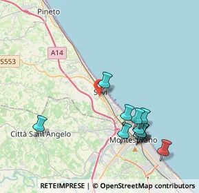 Mappa SP553, 64028 Silvi TE, Italia (4.49667)