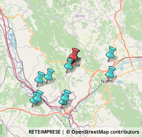 Mappa Strada Amelia-Giove, 05022 Amelia TR, Italia (6.7425)